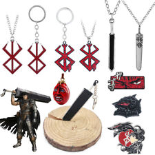 Berserk Guts Sword Red Behelit Griffith Egg Of King Keychain Necklace Pendant