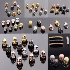 Zircon Gemstones Star War Crown Superman Helmet Bracelet Connector Charm Beads