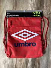 Brand New Umbro Soccer Athletic Carrysack Red 17” X 13”