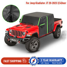 Truck Car Cover for Jeep Gladiator JT 2020 2021 2022 Rain Waterproof Black