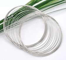 Blank Bracelet Beading Wire Silver Color Loop Bracelets Jewelry Making 200pcs