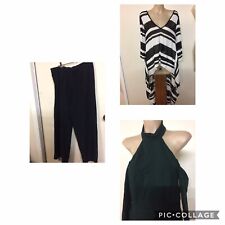 Womens Mix Lot Clothing Dress Pants Top Sz12 Angel Biba Bagira Lands’end Brand