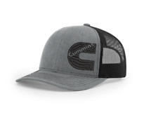 Cummins Embroidered RICHARDSON 112 Trucker Snapback Hat Grey/Black BRAND NEW