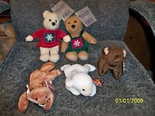 5 Assorted Beanie Baby Items