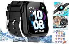 Kids Waterproof Smart Watch for Boys Girls Ages 3-12 Learning Toys with black - Fort Dodge - US