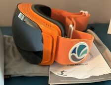 Brand New In Box VANRORA X-Mag Ski Goggles Orange Band Silver Lens VLT 11%