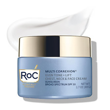 Roc Multi Correxion 5 in 1 Chest, Neck, and Face Moisturizer Cream with SPF 30,