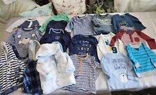 Baby boy 3-6 months clothes bundle 17 items long sleeved tops, vests, jersey