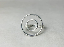 Meditation Band Handmade Solid 925 Sterling Silver Ring Statement Band All Size