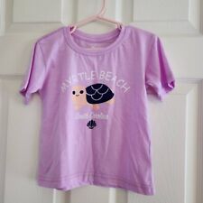 3T Toddler Coastal Swell Souvenir Tee Shirt Purple Myrtle Beach, SC Turtle