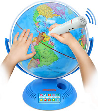 Globe Wireless Smart Pen 9 Globes Stand Talking World Map Kid Learning Education - Denver - US