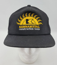 Kennametal COnstruction Tools Hat Mens Cap Adjustable Black Strapback