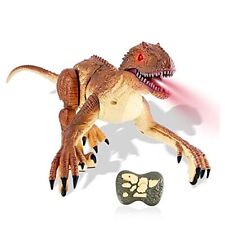 Remote Control Dinosaur Toy for Kids, RC Tyrannosaurus Smart Brownish Yellow - Miami - US