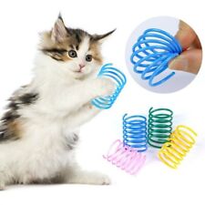 4/8/12/20Pcs New Plastic Bouncy Pet Playing Kitten Toys Training Cat Spring Toy - US