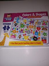 Clever Kids Colors & Shapes Search & Learn Puzzle Complete - Cumming - US