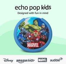 Amazon Echo Pop Kids, Designed for kids w/ parental controls | Marvel’s Avengers - Manhattan - US