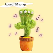 Intelligent Cactus Interactive Learning Musical Toy Kids Dance Record Speak Fun - CN