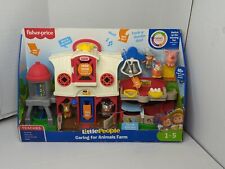 NEW Fisher-Price Little People Caring for Animals Farm Playset + Smart Stages - Leander - US