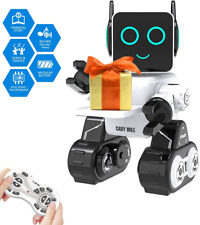 Robot Toy for Kids, Smart RC Robots for Kids with Touch and Sound Control White - Denver - US