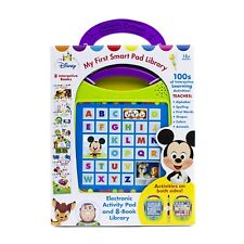 Disney Baby My First Smart Pad Library Toy 8 Books Mickey Mouse Alphabet Colours - Varroville - AU