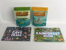 WENDYS KIDS MEAL TOYS - WILD WILD ANIMALS SMART LINKS & STICKER ACTIVITY PACKS - Willis - US