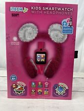 iTech jr Kids Smart Watch Headphones Pink White Ears *VIDEO* - Comfort - US