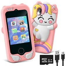 Kids Smart Phone for Girls, Smart Phone Toy Learning Education Christmas Birt... - Eugene - US