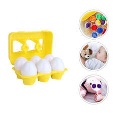 6 Pcs Find and Match Eggs Easter Pair Smart Kids Toy Puzzle - CN