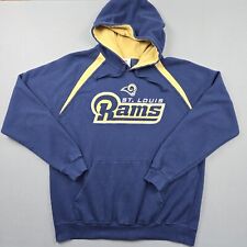 Saint Louis Rams Hoodie XL Millenium Blue New Century Gold NFL Team Apparel 2011