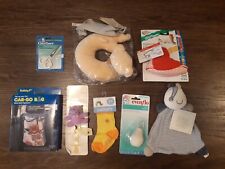 Fun Lot of Baby Items: Comfort Blanket, Neck Support, Booties, Socks, MORE!!! :)