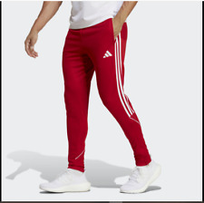 adidas Men's Tiro 23 League Pants Large Red Football Training Soccer Athletic