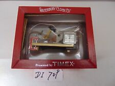 TIMEX WATERBURY COLLECTIBLE MINI CLOCK, HANDYMAN, CONSTRUCTION, TOOLS DESK TOP