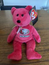 NFL San Francisco 49ers TY Beanie Babies Bear, New w/Tags, Item 008421417162