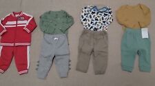 Lot of 8 (4 Outfits ) Baby Boy Fall Clothing Items- Size 6-9 M, Disney/Carters