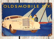 1937 automotive car automobile Six Coupe Sedan metal tin sign home decor