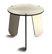 Minimalist Round Coffee Table for Living Room, Wooden End Tables for Sitting - Toronto - Canada