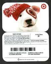 TARGET Bullseye Wearing Knitted Hat ( 2013 ) Gift Card ( $0 ) - RARE