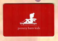 POTTERY BARN Child on Sled, Pottery Barn Kids ( 2012 ) Gift Card ( $0 )