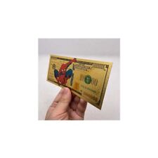 20 pcs America hero Man gold banknote Golden ticket cards For Fans Gift