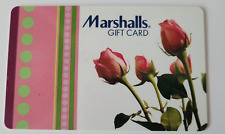 Marshalls Retail Store Roses Gift Card Collectible