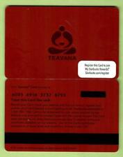 TEAVANA Classic Logo on Red ( 2013 ) Gift Card ( $0 ) V2 ( 6093 )