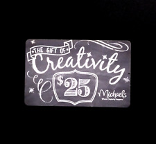 Michaels The Gift of Creativity 2014 NEW COLLECTIBLE GIFT CARD $0 #6006