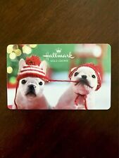SPECIAL FRENCH BULL DOGS HALLMARK HOLIDAY GIFT CARD MINT