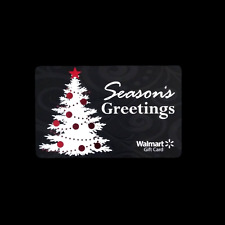 Walmart Season's Greetings Christmas NEW COLLECTIBLE GIFT CARD NO VALUE #8745