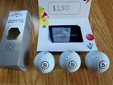 Five Iron Golf $250 Gift Card Simulator + Callaway Chrome Soft Golf Balls
