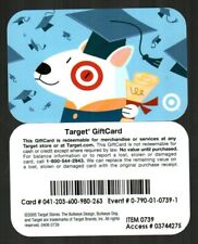 TARGET Bullseye the Graduate ( 2006 ) Gift Card ( $0 ) V1
