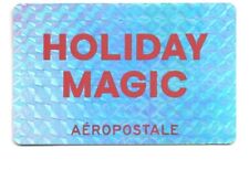 Aeropostale Holiday Magic Shiny Gift Card No $ Value Collectible
