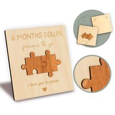 6 Month Anniversary Card Gift for Boyfriend Girlfriend - Happy 6 Month Annive...