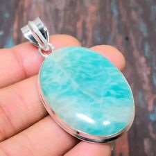 Amazonite Gemstone Handmade Jewelry Pendant 2.17 K206"