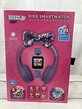 iTech jr Kids Smart Watch Headphones Purple Sparkly Bow - Comfort - US